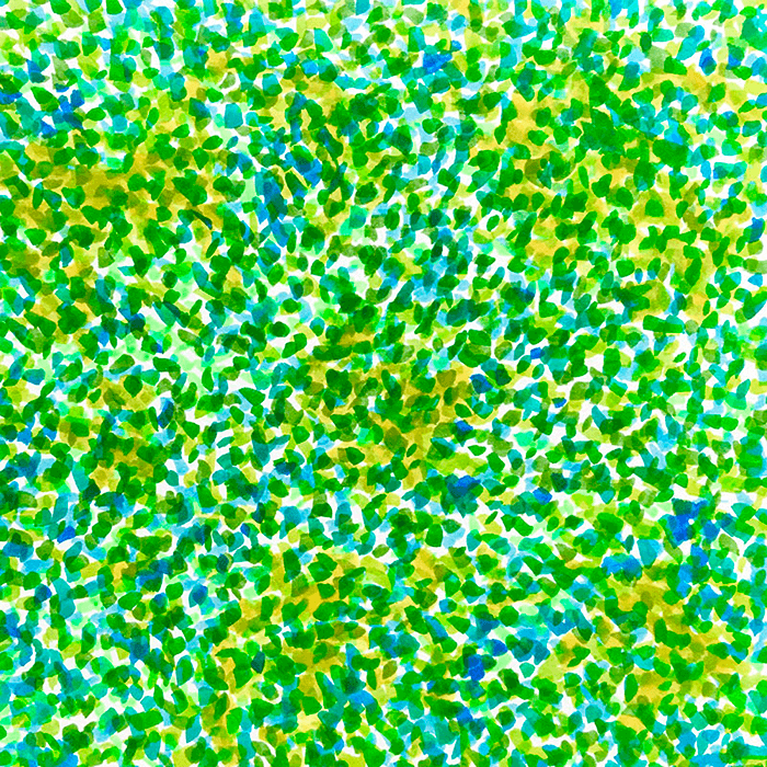 #62_Green and Light_182x182mm